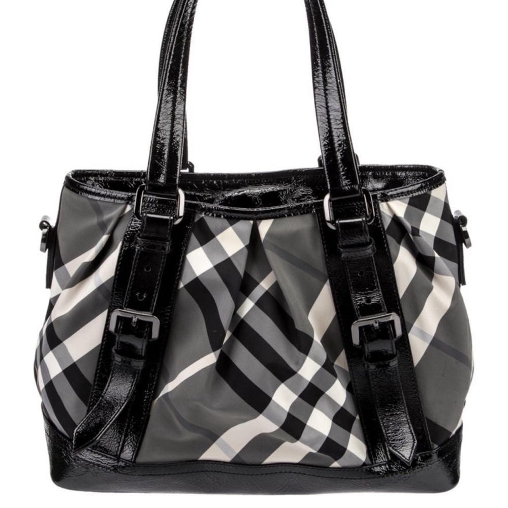 ❌❌SOLD❌❌Burberry Lowry Convertible Tote Beat Check Nylon - Picture 10 of 11
